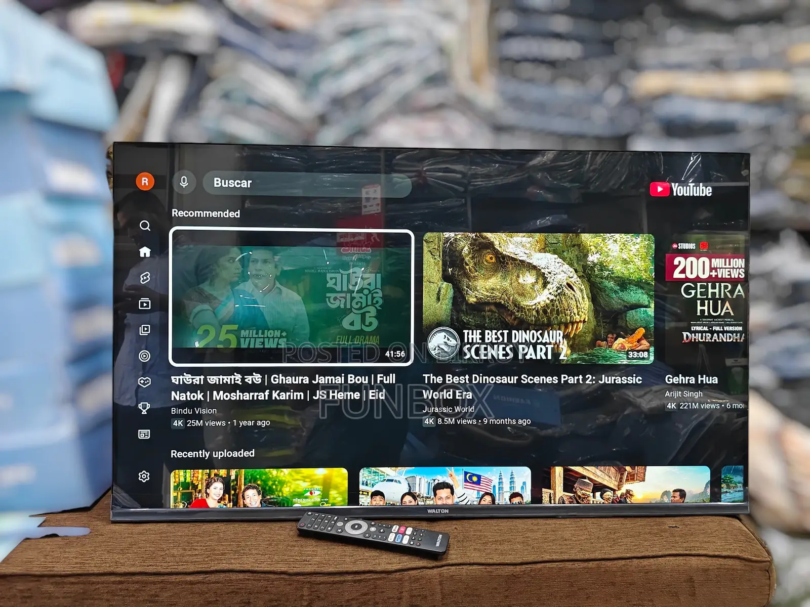 Used Walton 4K UHD Google Smart TV Model W43C9MG