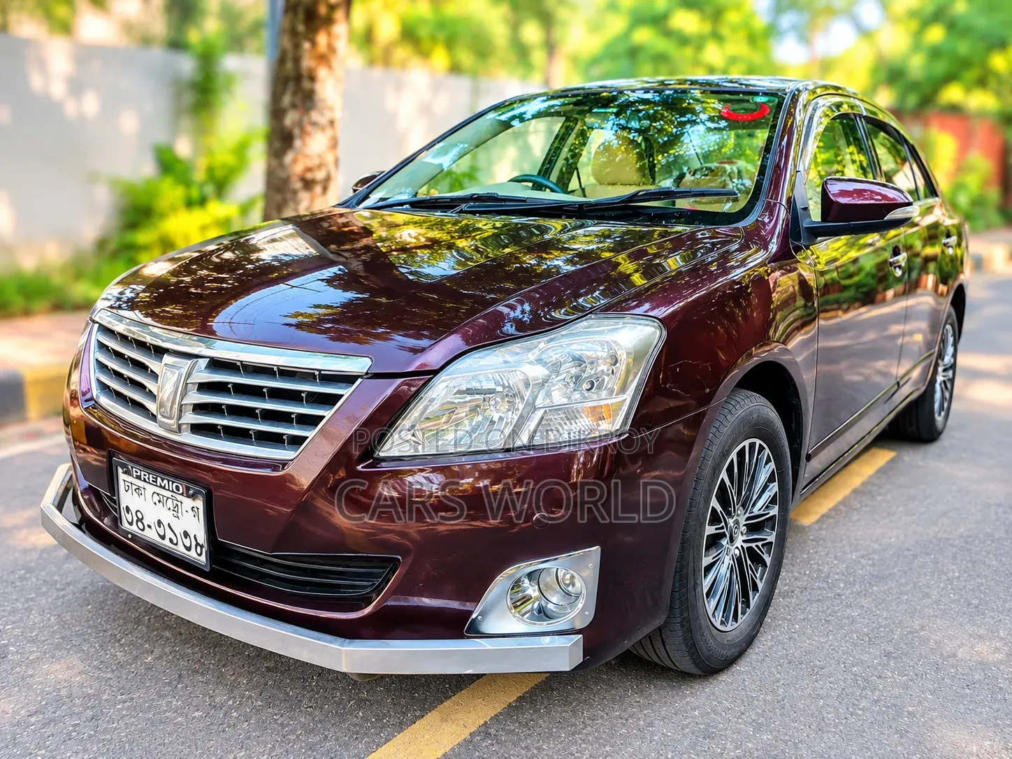 Toyota Premio 1.5-Liter Front-Wheel Drive 2014 Red