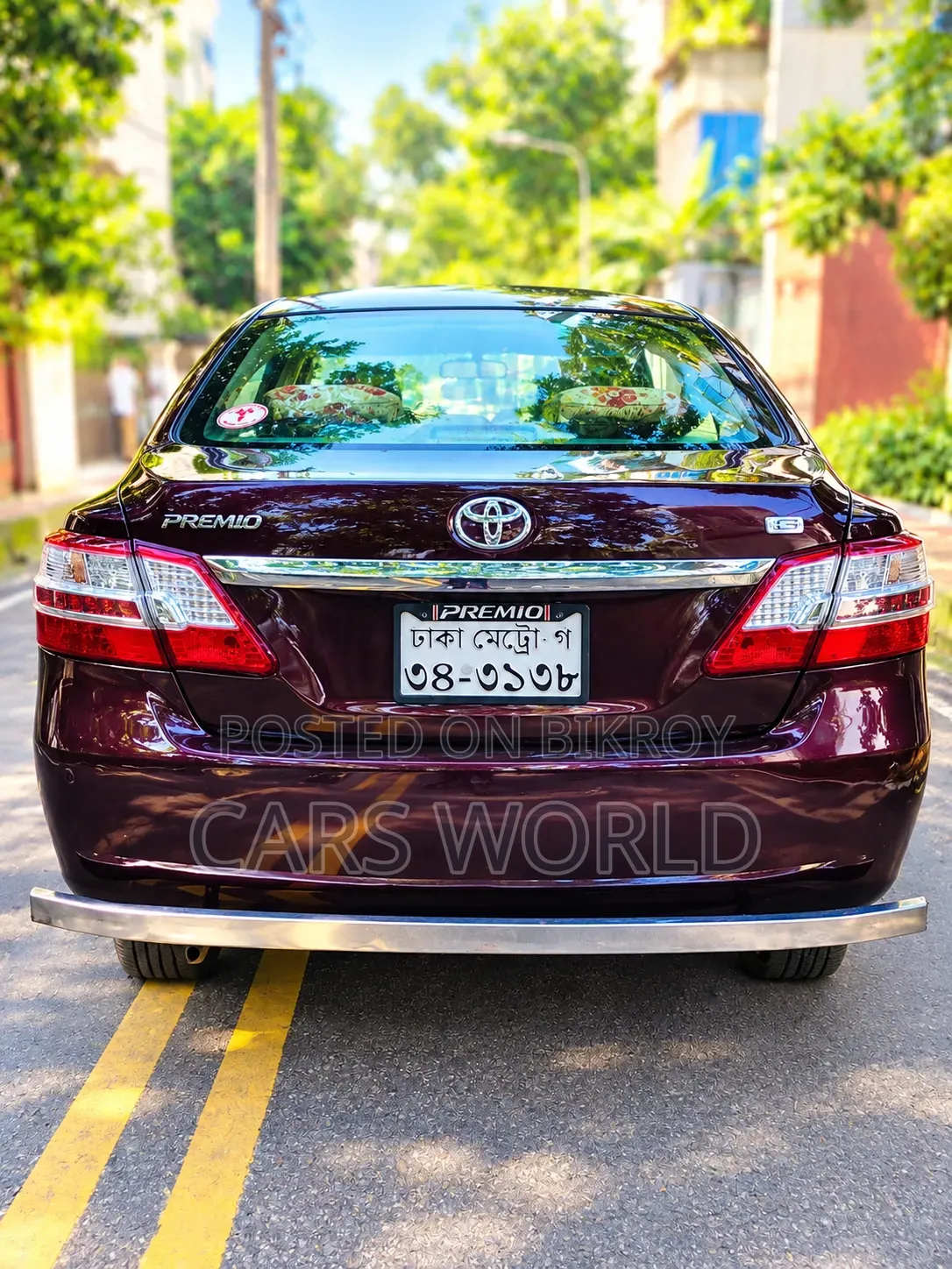 Toyota Premio 1.5-Liter Front-Wheel Drive 2014 Red