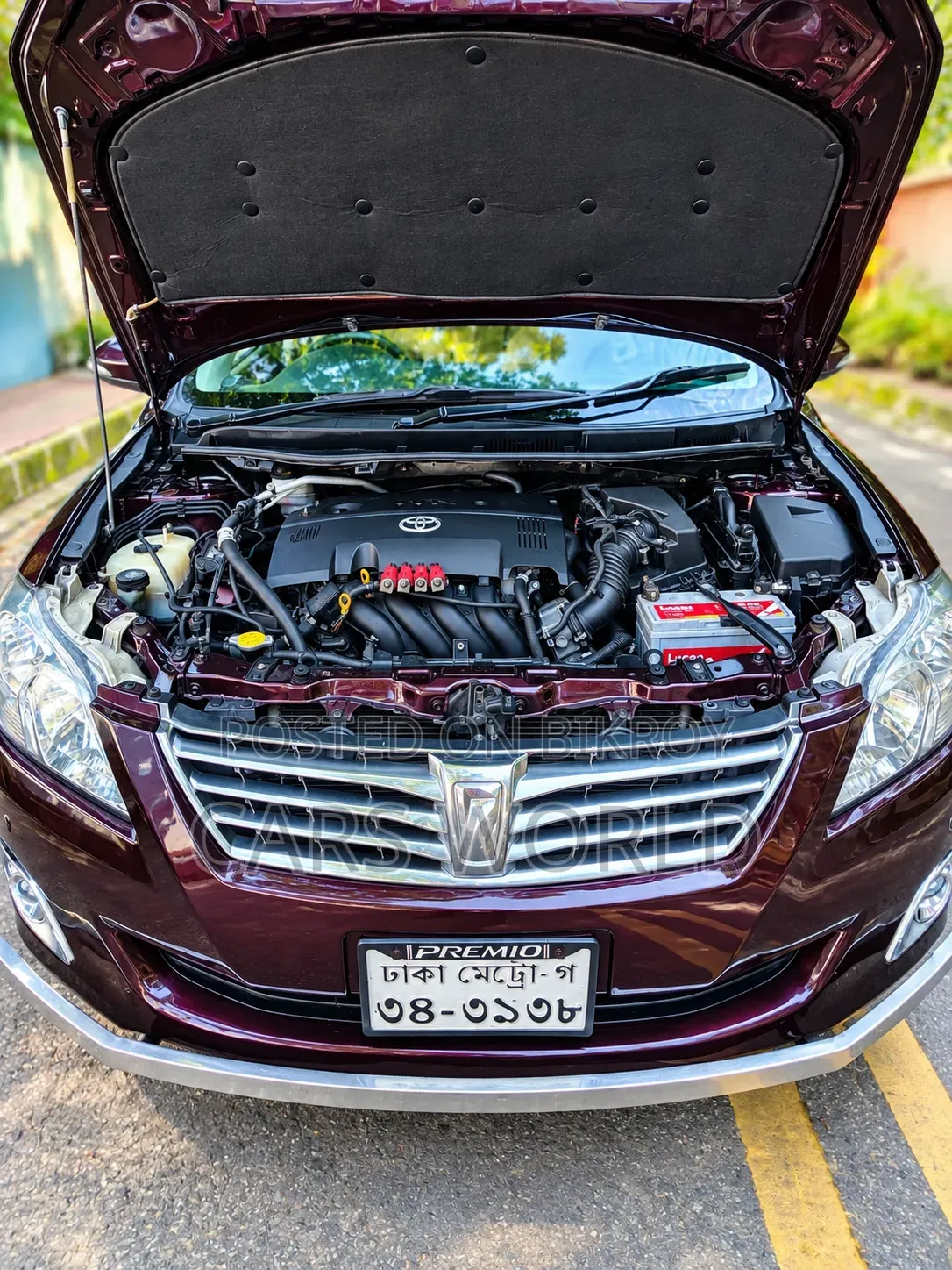 Toyota Premio 1.5-Liter Front-Wheel Drive 2014 Red