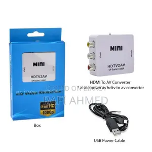 HDMI to AV Converter Box With NTSC and PAL Support 1080P Resolution
