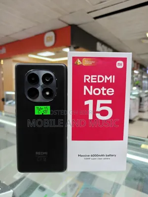 শাওমি রেডমি নোট ১৫ ১২৮ জিবি কালো