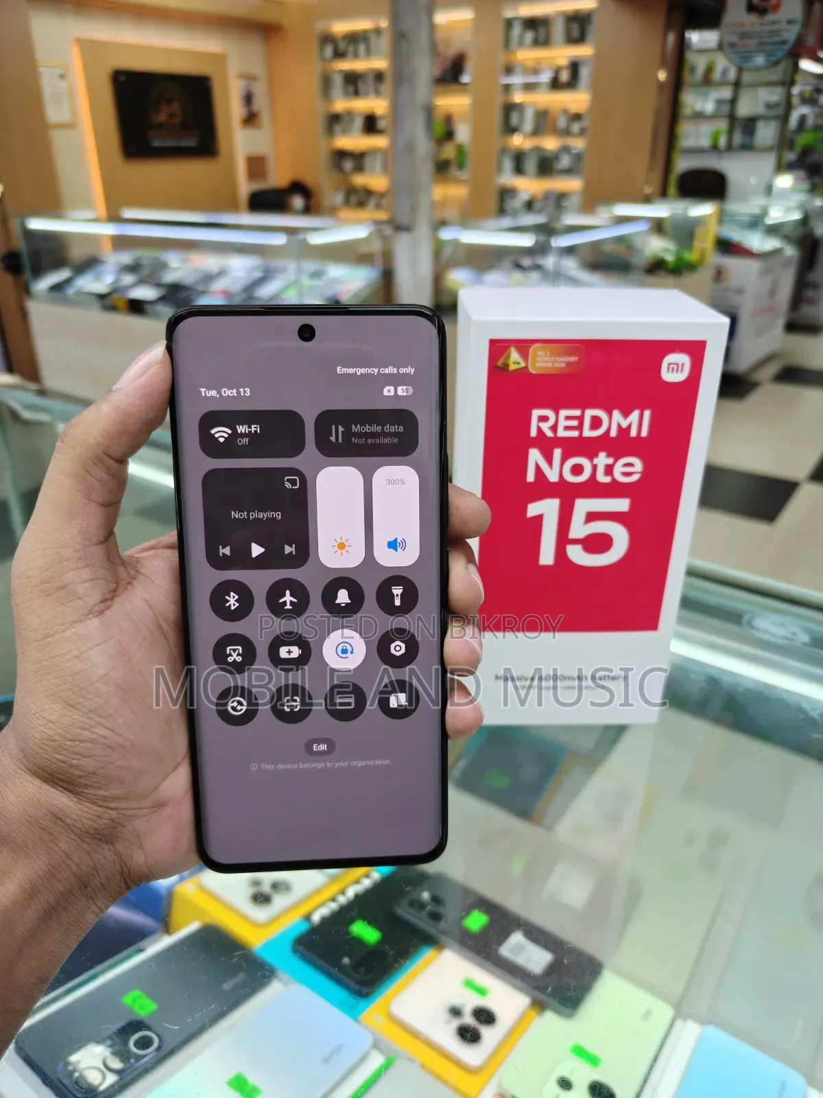 শাওমি রেডমি নোট ১৫ ১২৮ জিবি কালো