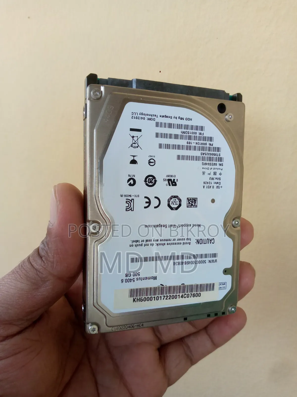 এইচডিডি হার্ড ড্রাইভ ৫০০ জিবি লাইক ১০০% নিউ