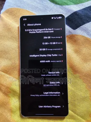 Vivo iQOO Z9 Turbo 256 GB White