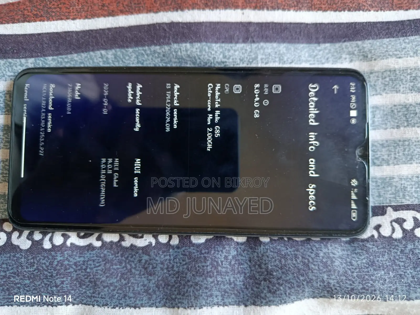 Xiaomi Redmi 13C 256 GB Pink