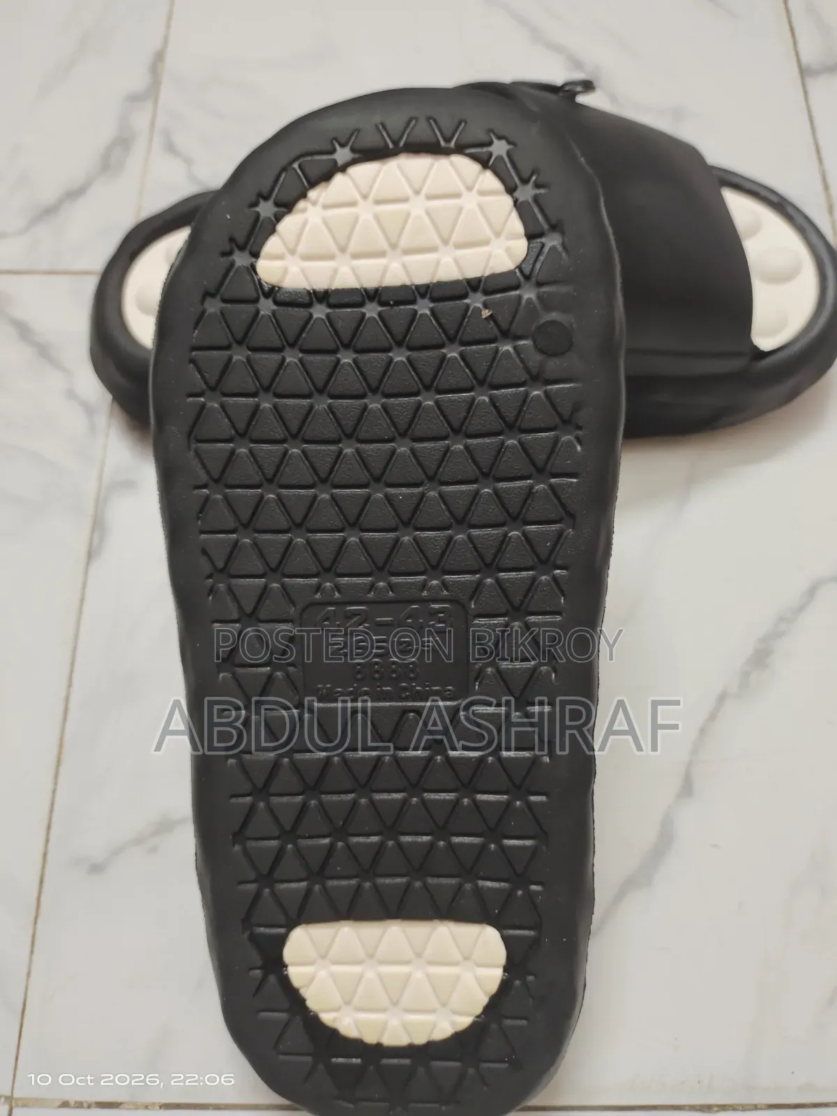 Rubber Slides Sandal for Men