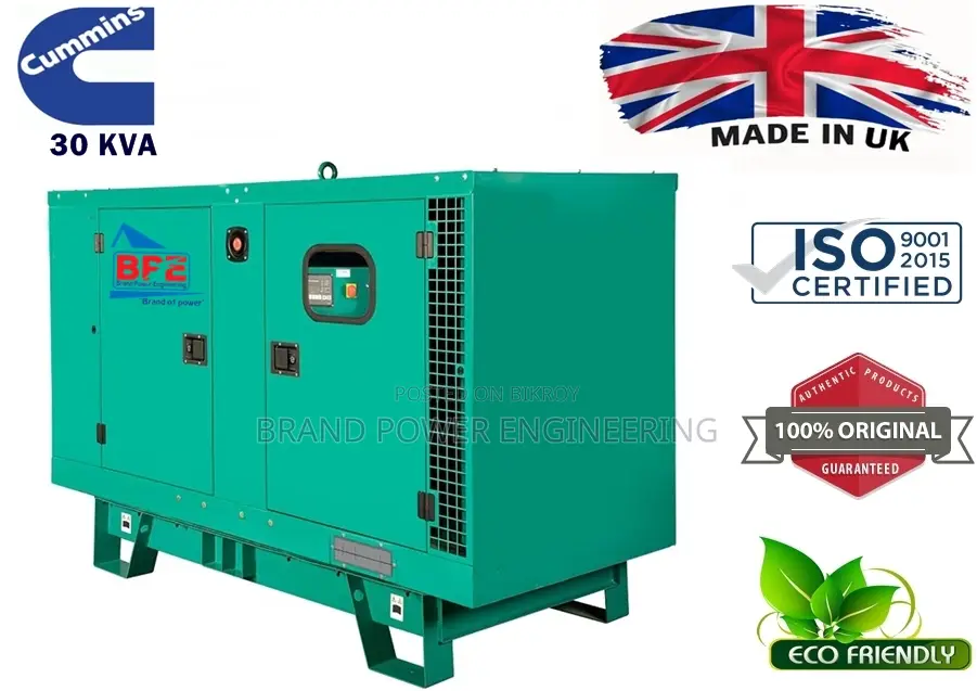 30KVA CUMMINS Diesel Generator With Canopy