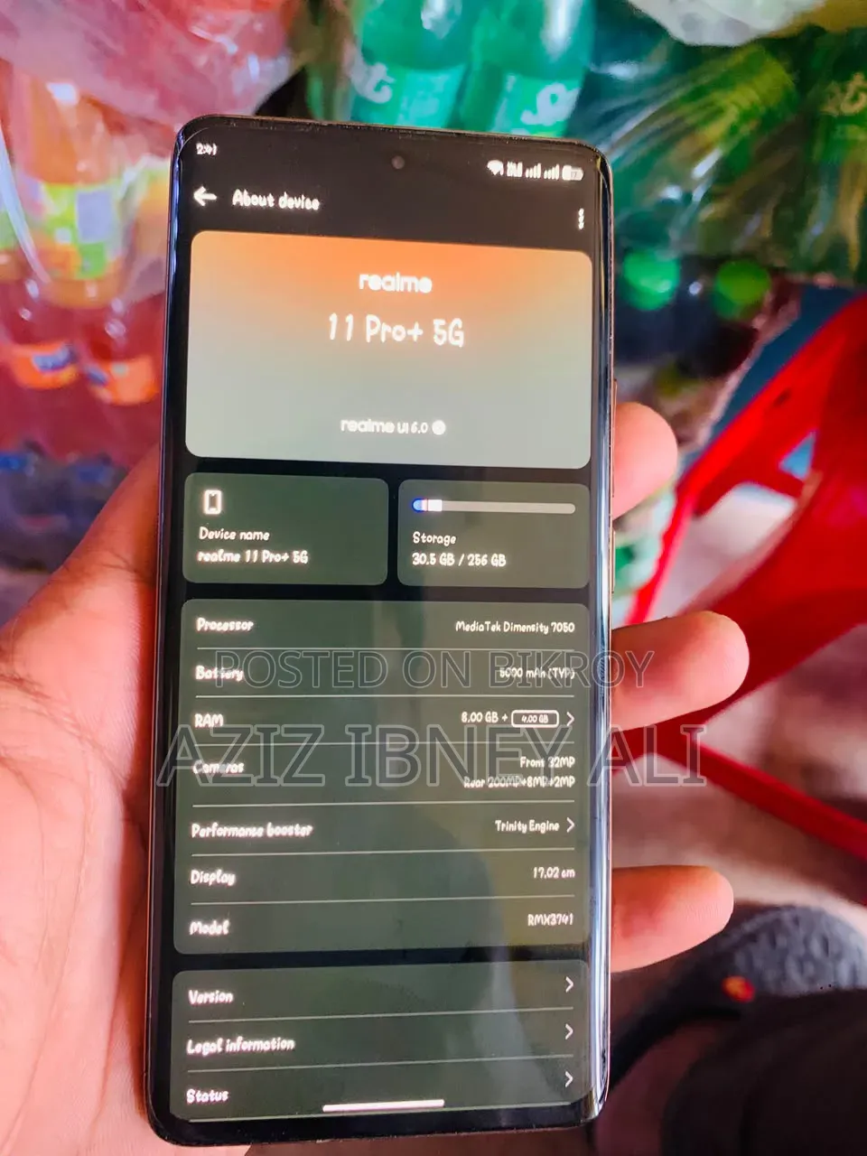 Realme 11 Pro+ 256 GB Gold