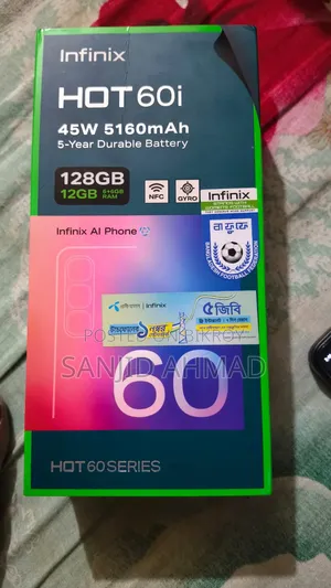 Infinix Hot 60i 128 GB Black
