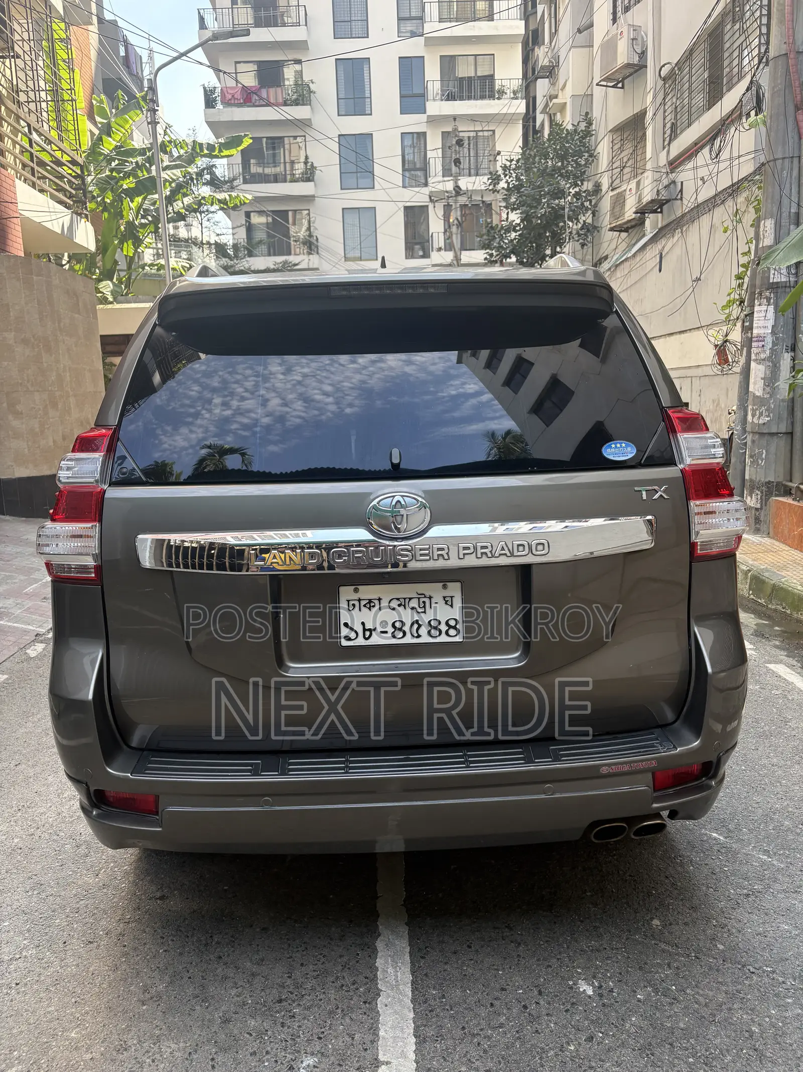 টয়োটা ল্যান্ড ক্রুজার প্রাডো ২০১৬ গ্রে