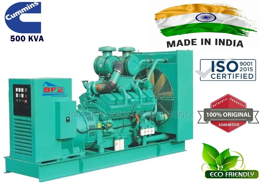 500KVA Cummins Diesel Generator
