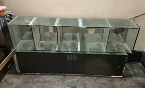 Shop Racks and Glass. Total 4+2 -- 6 pieces.