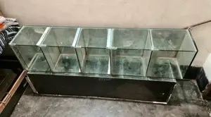 Shop Racks and Glass. Total 4+2 -- 6 pieces.