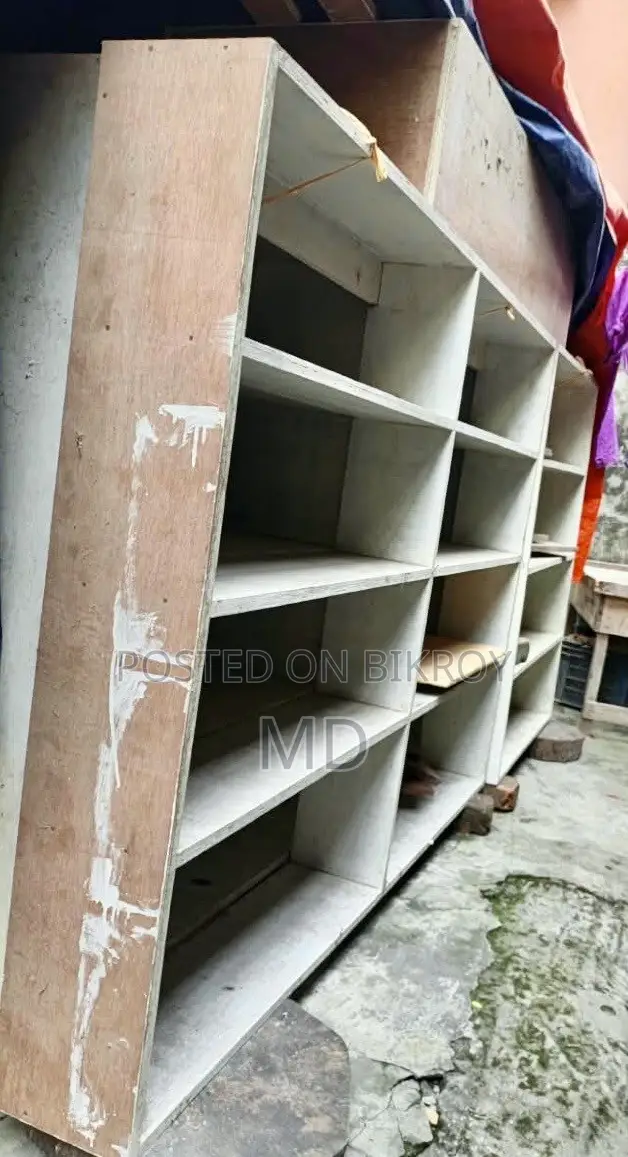 Shop Racks and Glass. Total 4+2 -- 6 pieces.