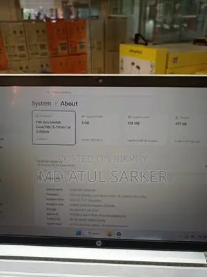 Laptop HP ProBook 640 G8 8GB Intel Core i5 SSD 500GB