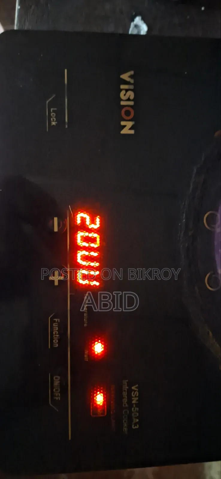 Vision VSN-50A3 Infrared Cooker for Sale,with Touch Screen