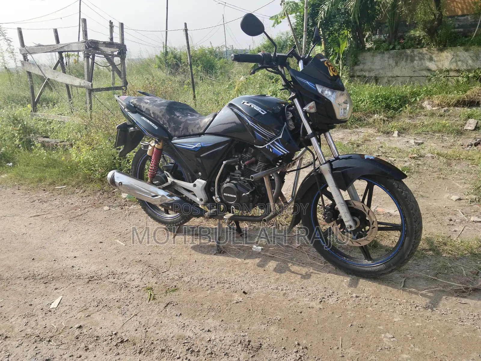 রানার টারবো ১২৫ ২০১৯ কালো