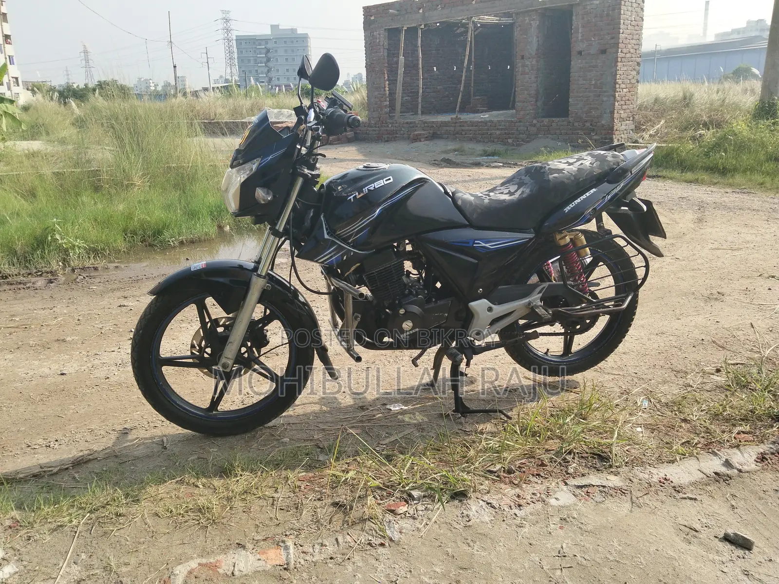 রানার টারবো ১২৫ ২০১৯ কালো