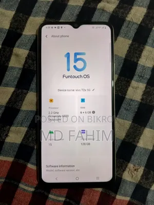 Vivo T2x 128 GB Rose Gold