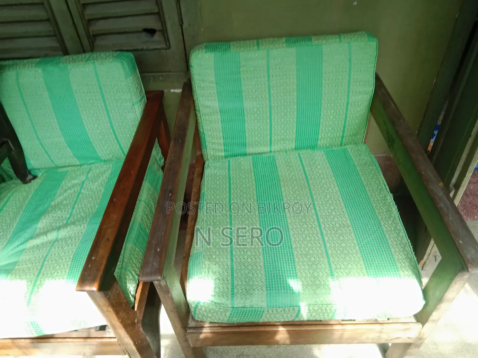Used Wooden Sofa Set for Sale