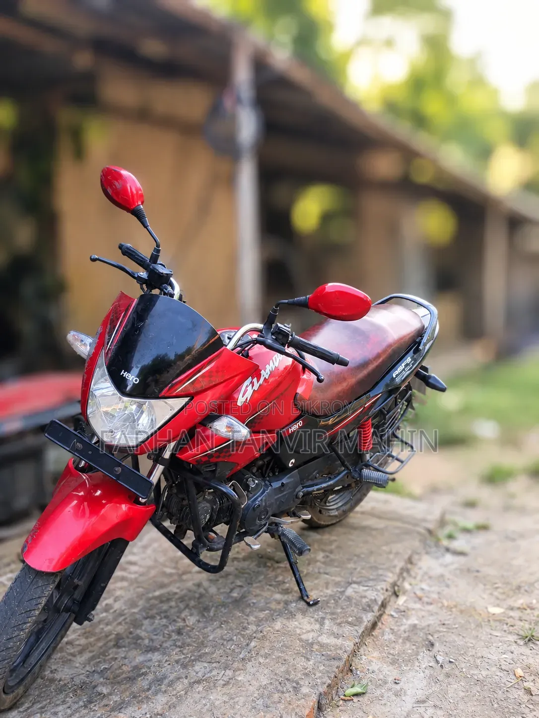 Hero Glamour 2025 Red