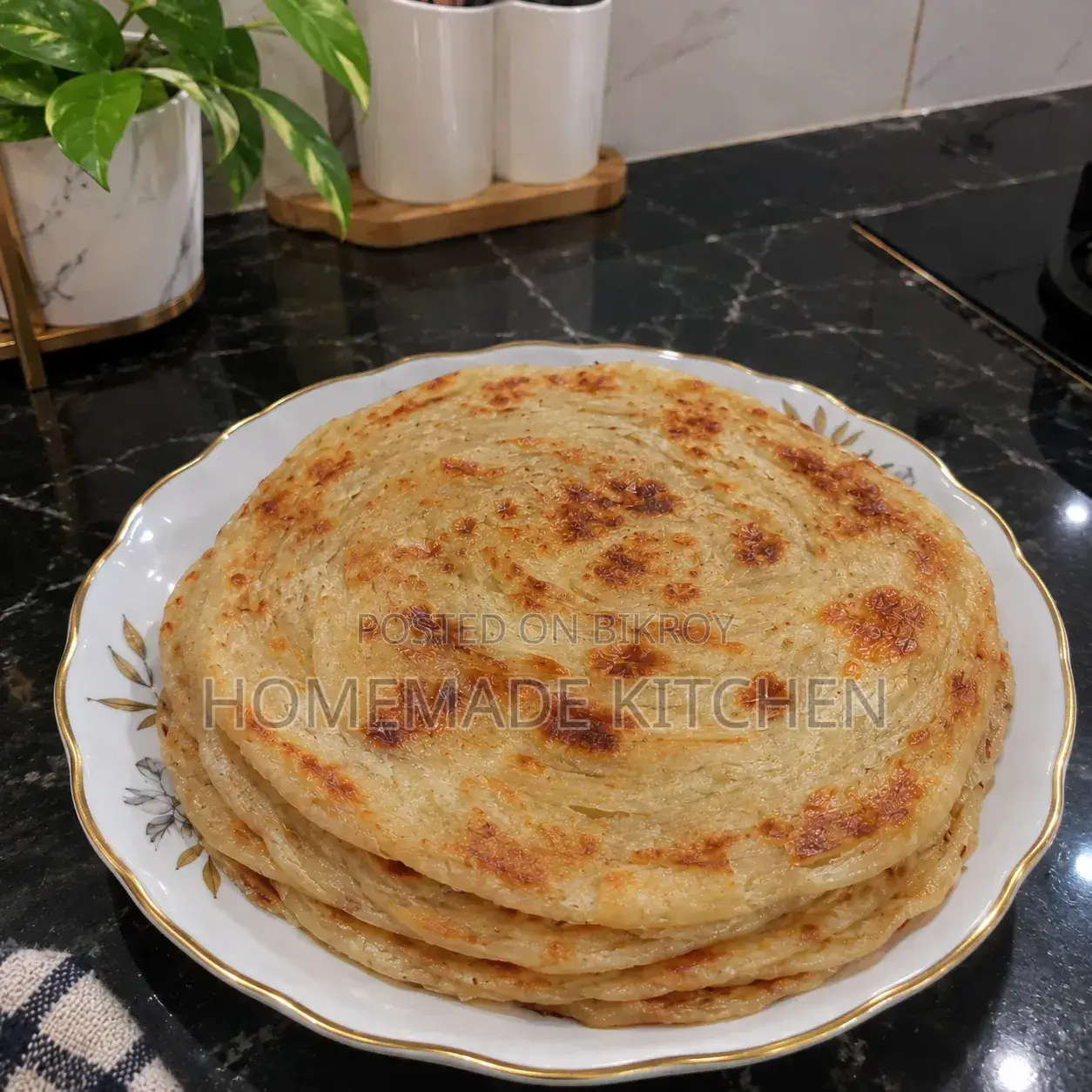 Homemade Shahi Paratha