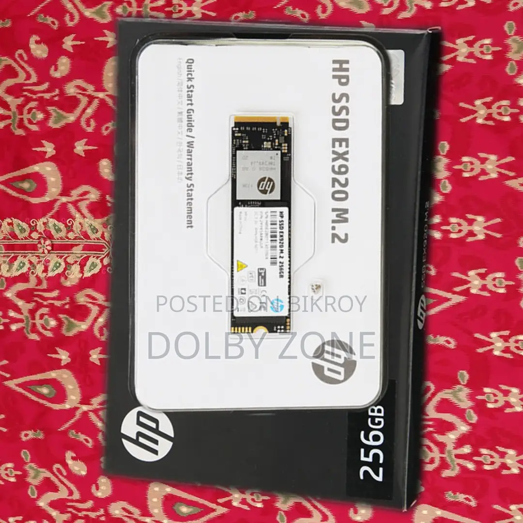 HP Ex920 256gb M.2 2280 Pcie Nvme SSD