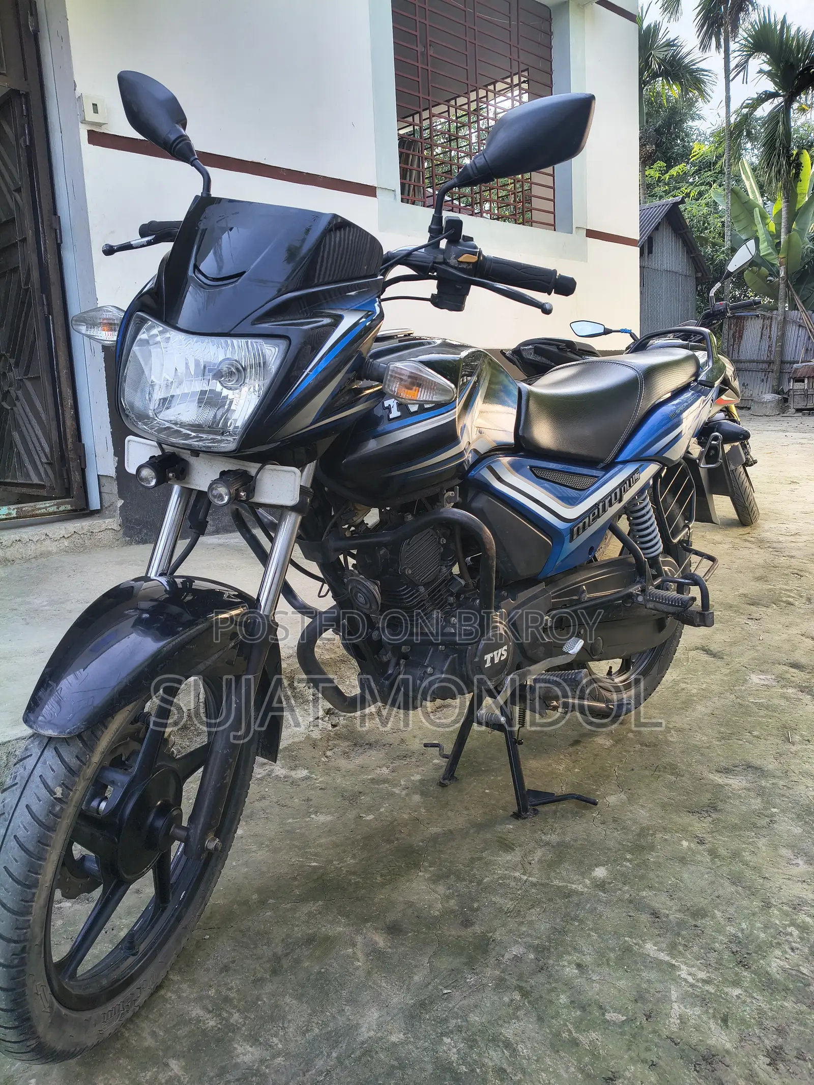 TVS Metro Plus 2022 Blue