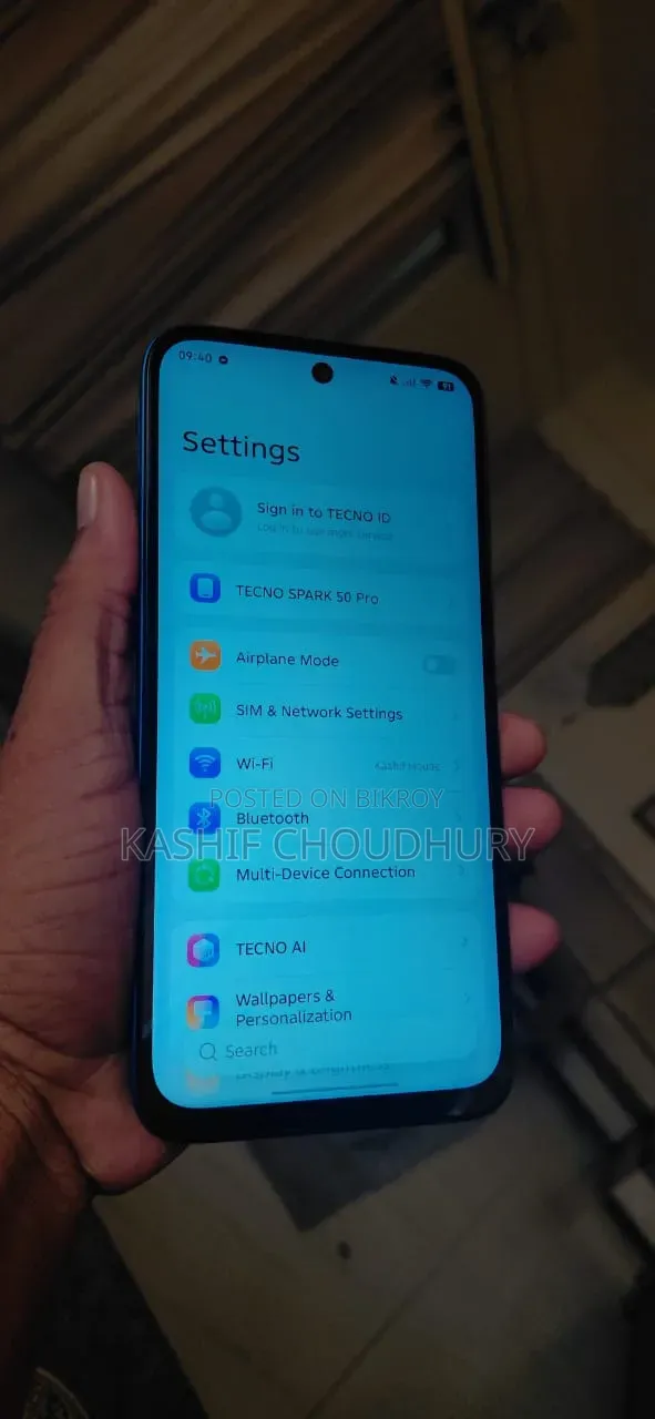 নতুন টেকনো স্পার্ক ৫০ ৫জি ১২৮ জিবি নীল