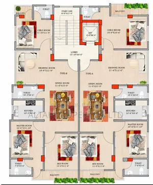 3-Bedroom Apartment in Monowar Mansion, Mohammadpur for sale
