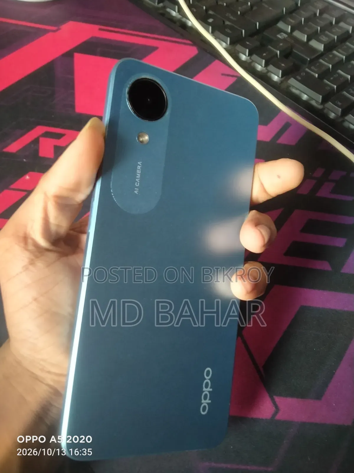 অপ্পো এ১৭কে ৬৪ জিবি রোজ গোল্ড