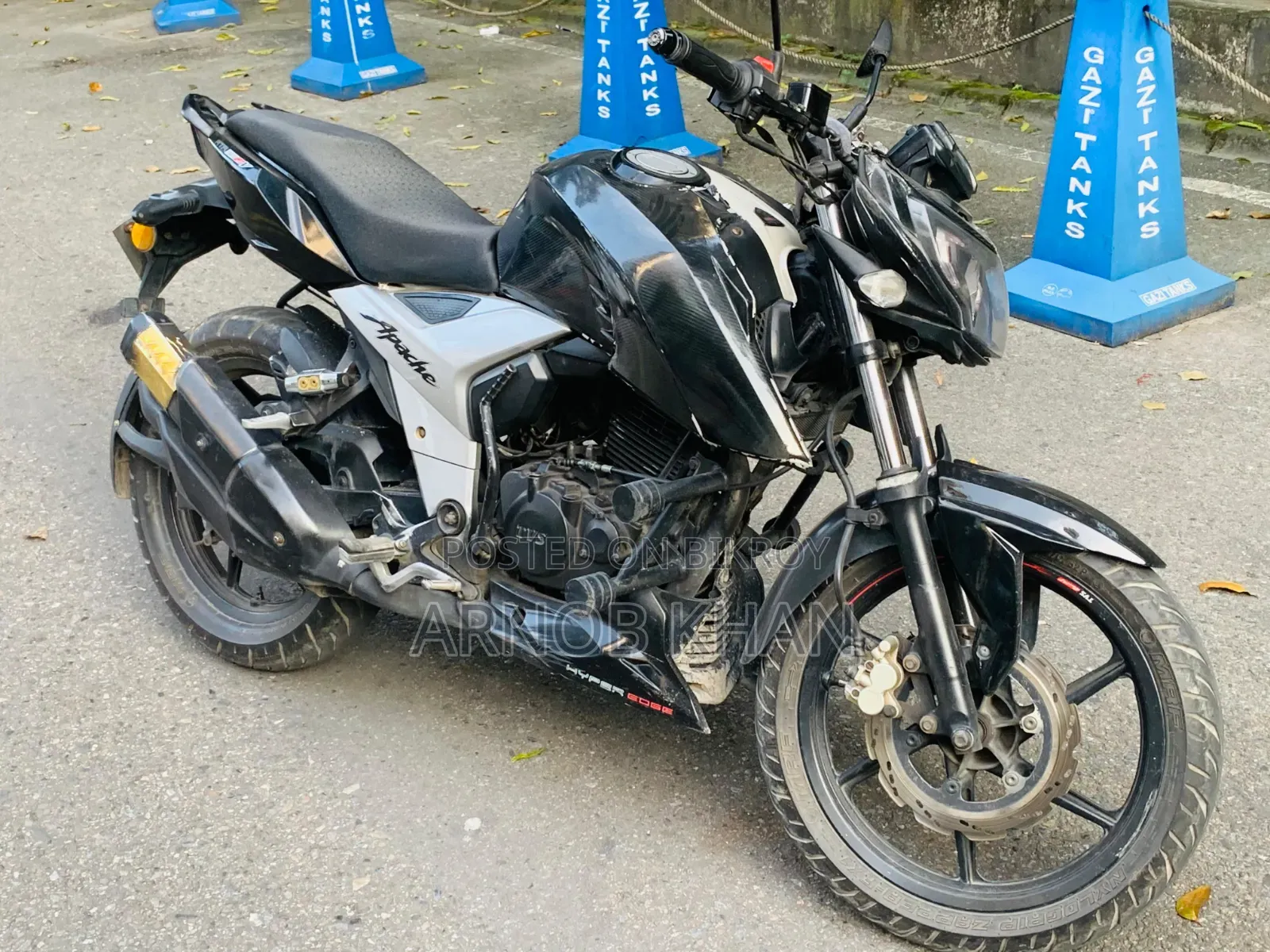 টিভিএস আপাচে ১৬০ ৪ভি ২০১৯ কালো
