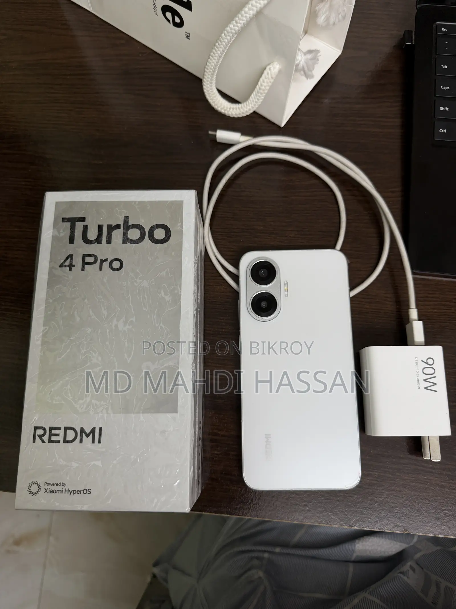 Xiaomi Redmi Turbo 4 Pro 256 GB White