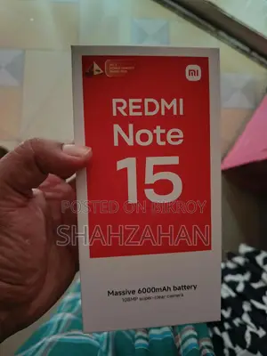 নিউ শাওমি রেডমি নোট ১৫ ১২৮ জিবি ব্ল্যাক
