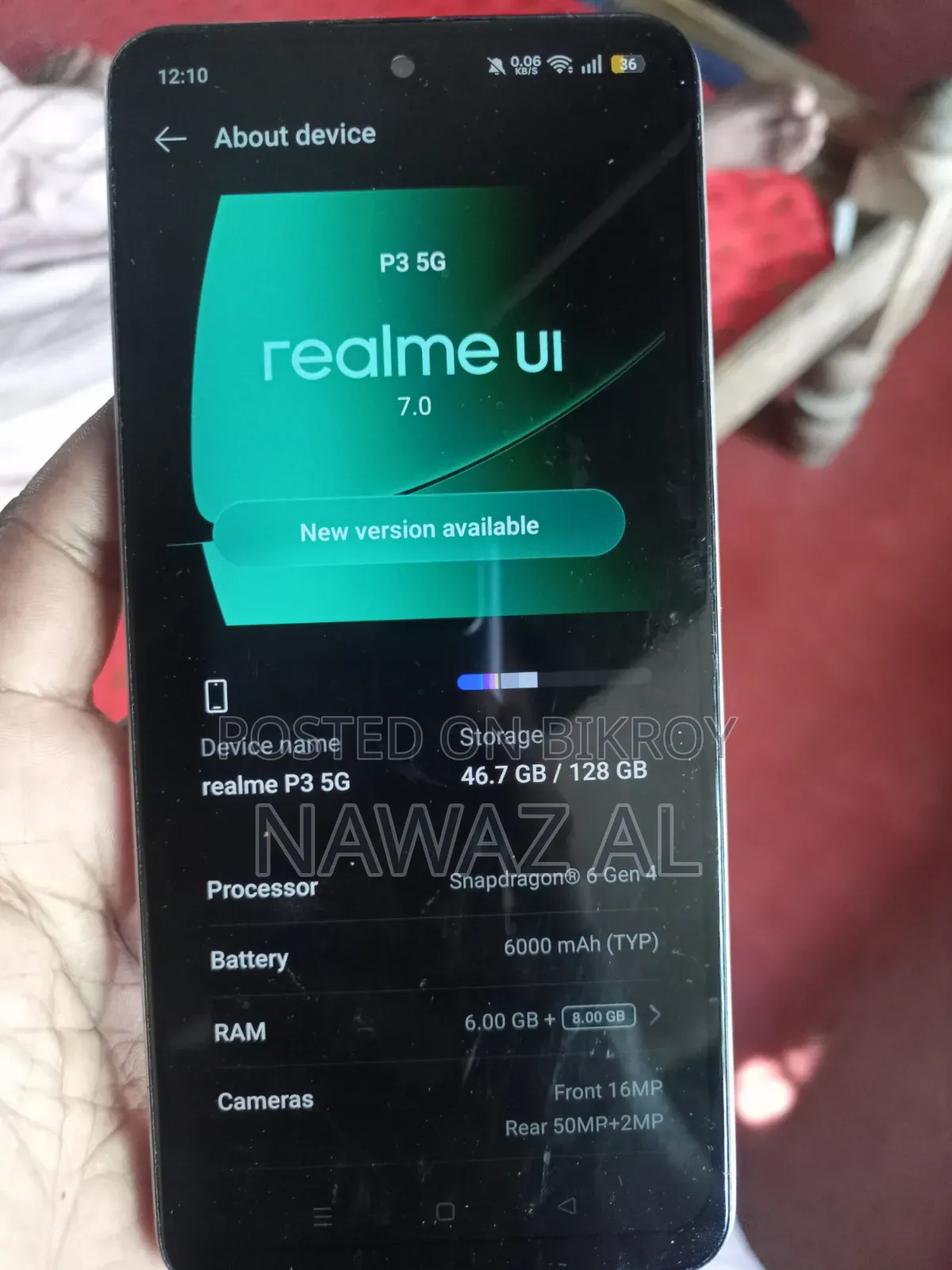 Realme P3 Ultra 128 GB Silver