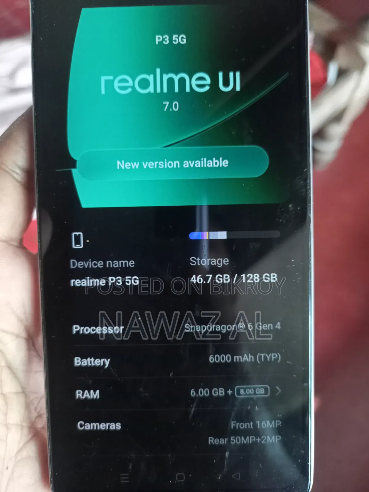 Realme P3 Ultra 128 GB Silver