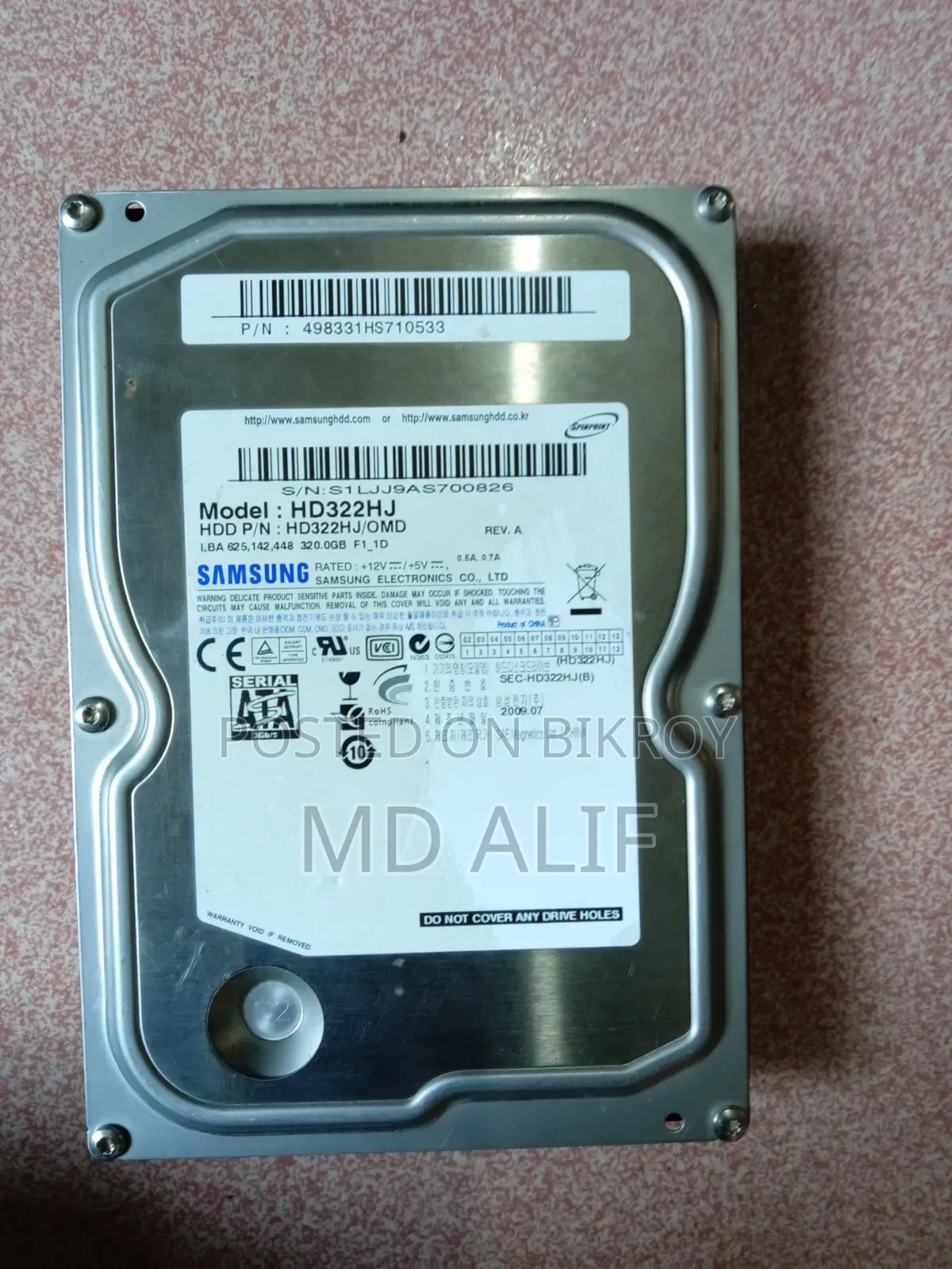 Hard Disk 320GB