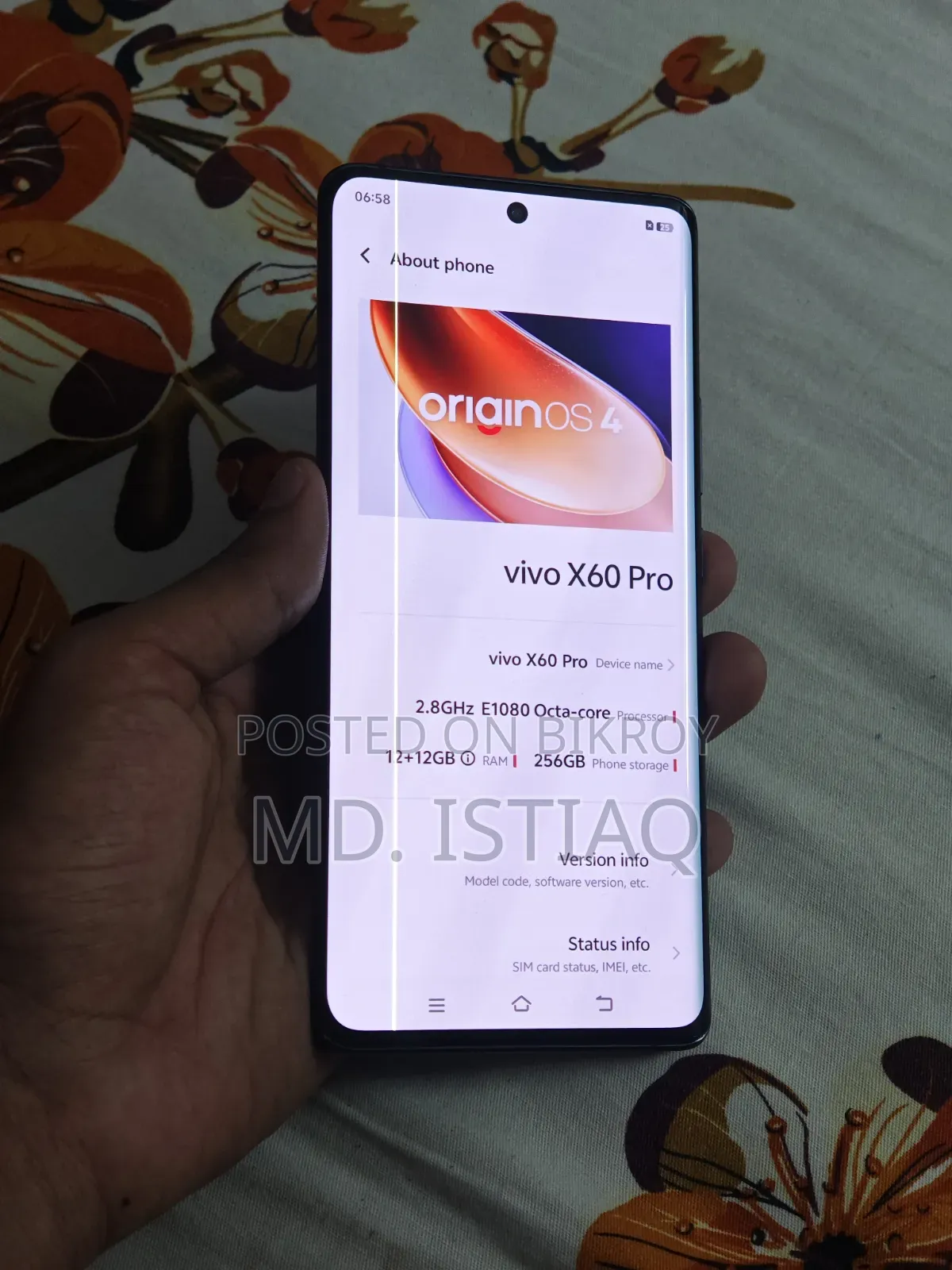 Vivo X60 Pro 256 GB Black