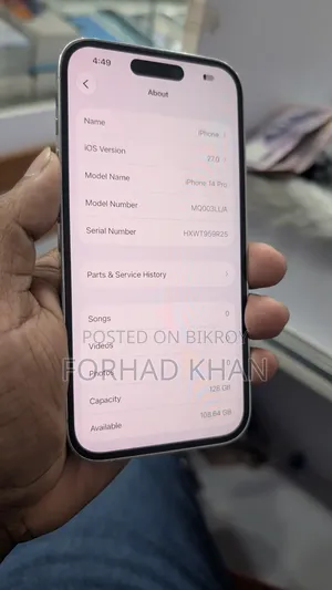 Apple iPhone 14 Pro 128 GB White