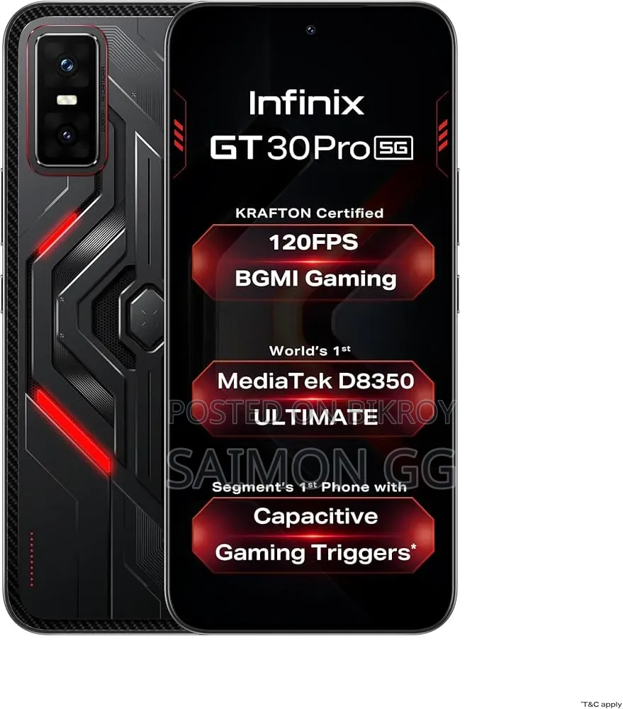 Infinix GT 30 Pro 5G 256 GB Black