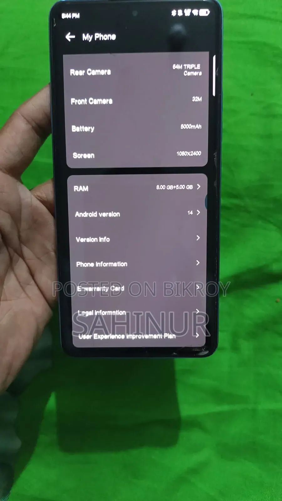 টেকনো ক্যামন ২০ প্রো ২৫৬ জিবি নীল