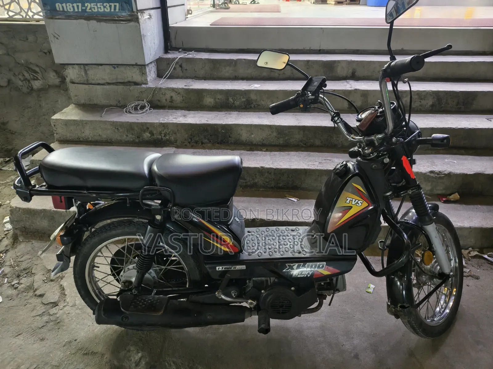 TVS XL 100 ২০২১ কালো