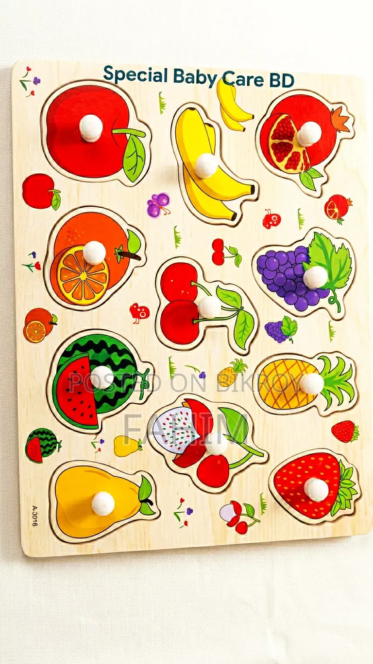 Vegetable Puzzle Board for Kids | Educational Learning Toy
