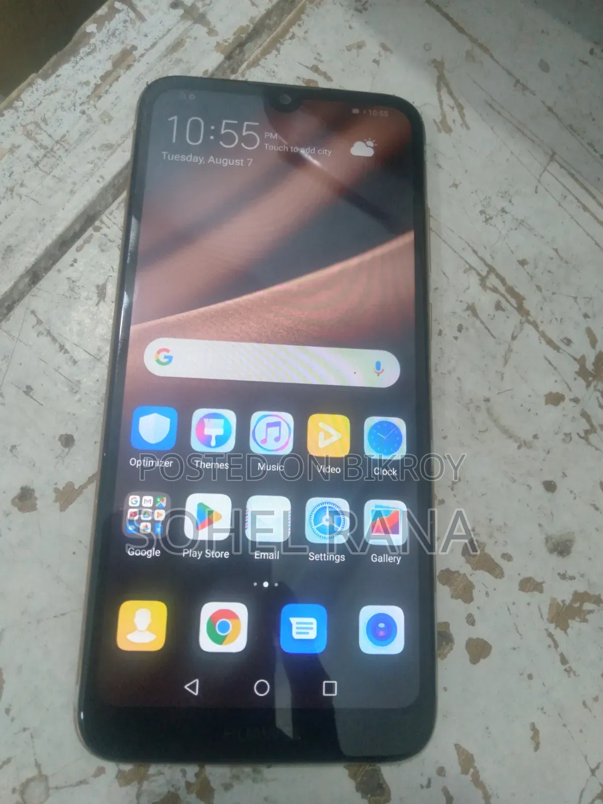 হুয়াওয়ে ওয়াই৬ প্রো ২০১৯ ৩২ জিবি গোল্ড