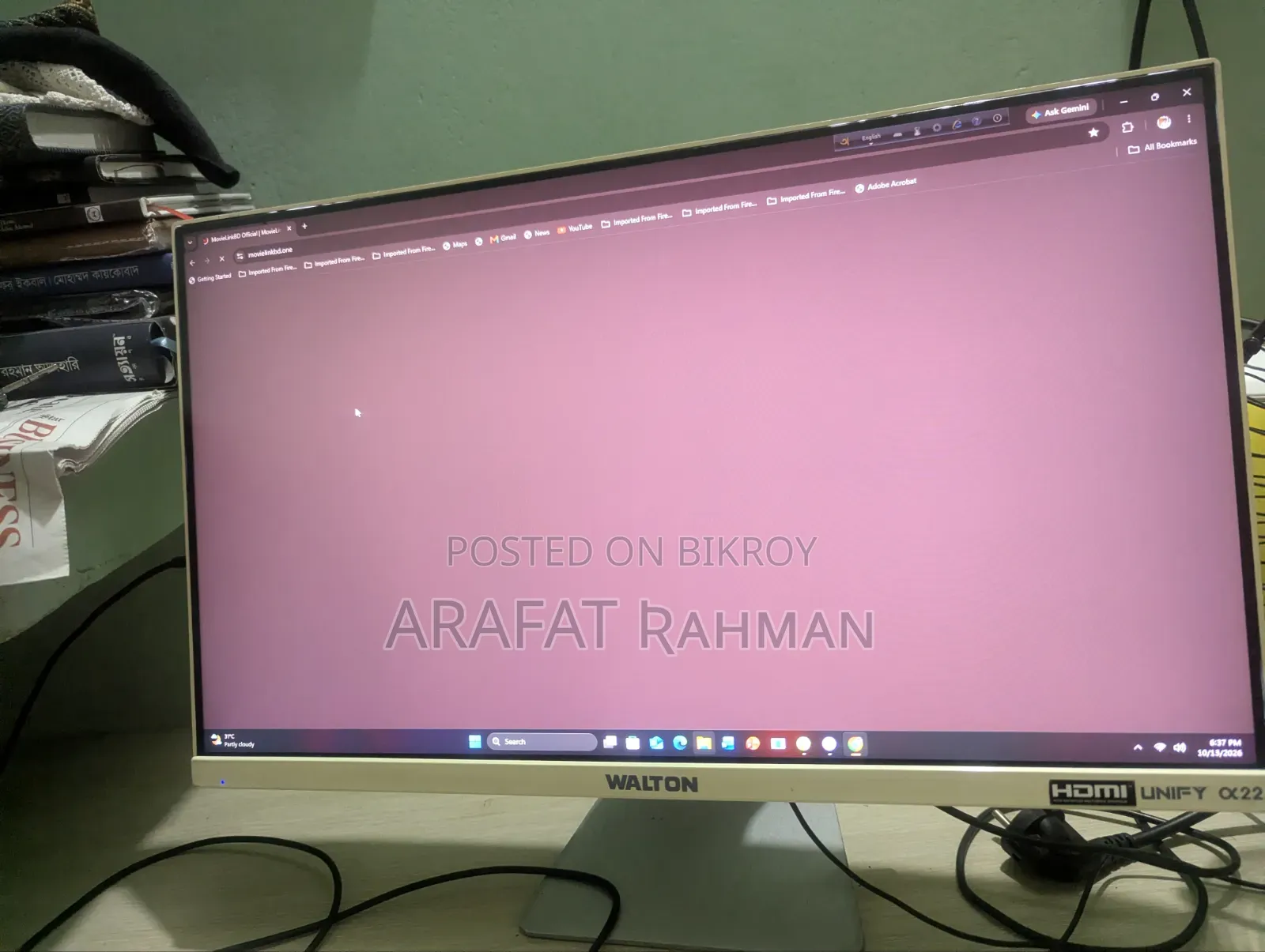 ডেস্কটপ কম্পিউটার 8GB HDD+SSD 128GB