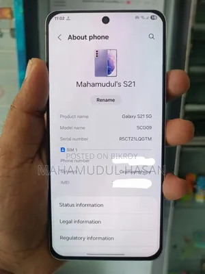 Samsung Galaxy S21 5G 256 GB Purple