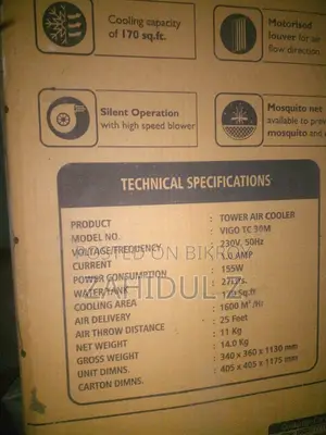 Tower 30M Air Cooler