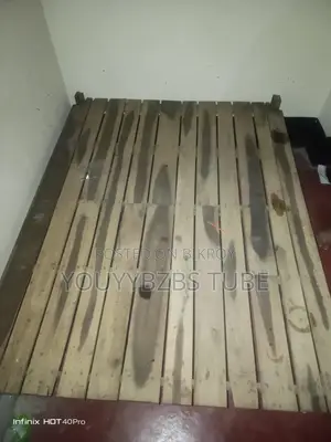 A good wooden cot will be sold