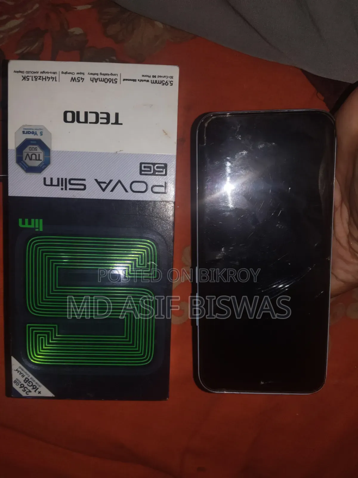 Tecno Pova Slim 5G 256 GB Gray